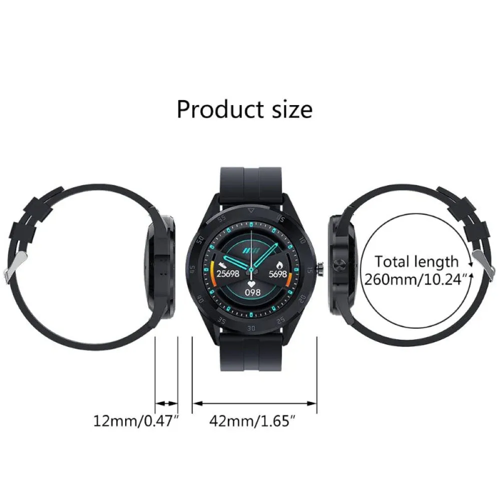 Y10 Bluetooth 1.54 inch Smart Bracelet & Smart Watch (HR, sp02, BP Monitor & Fitness Tracker)