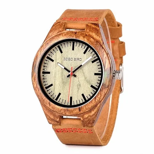 Zebra Luxury Wooden Watch