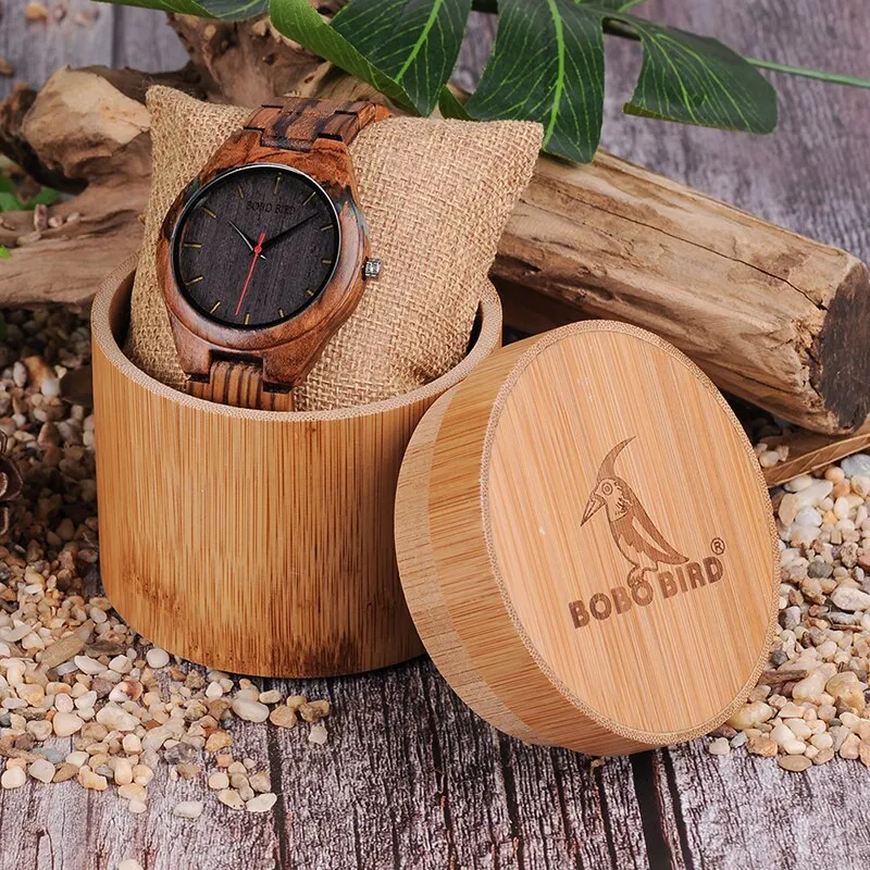 Zebra Luxury Wooden Watch